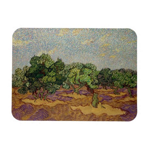 Vincent van Gogh _ Olive Trees Magnet