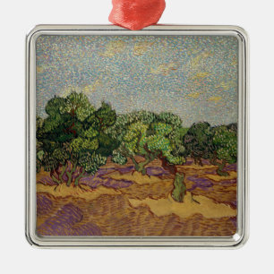 Vincent van Gogh - Olive Trees Metal Ornament