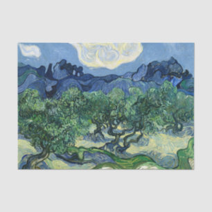 Vincent Van Gogh Olive Trees Mountain Landscape Tissue Paper