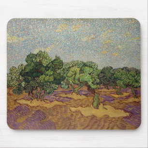 Vincent van Gogh - Olive Trees Mouse Pad