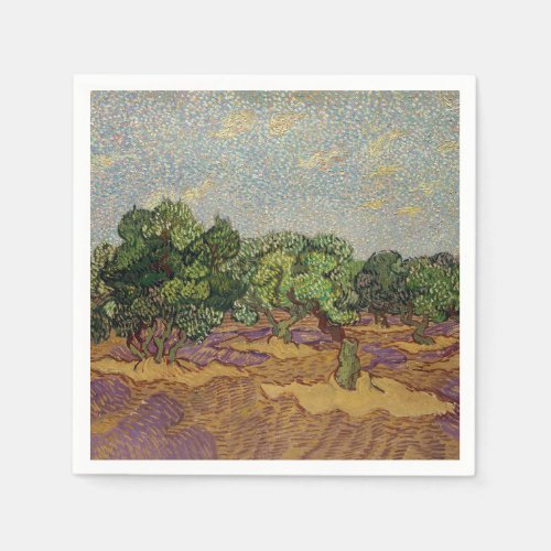 Vincent van Gogh _ Olive Trees Napkins