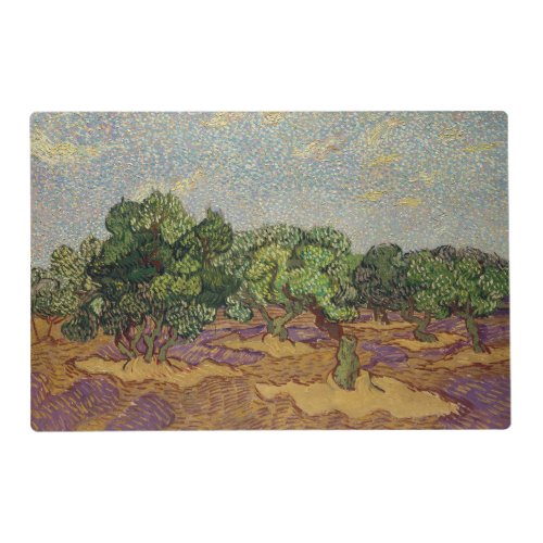 Vincent van Gogh _ Olive Trees Placemat