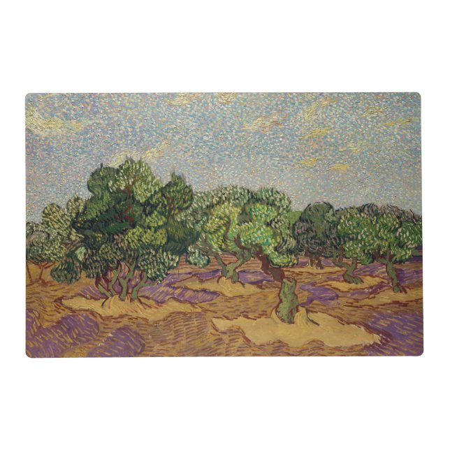 Vincent van Gogh - Olive Trees Placemat (Front)