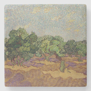 Vincent van Gogh - Olive Trees Stone Coaster