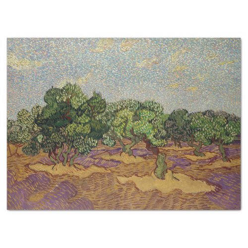 Vincent van Gogh _ Olive Trees Tissue Paper