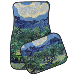 Vincent van Gogh - Olive Trees with the Alpilles Car Floor Mat