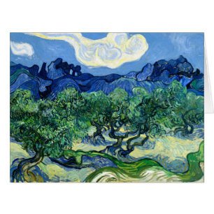 Vincent Van Gogh, Olive Trees with the Alpilles Cards