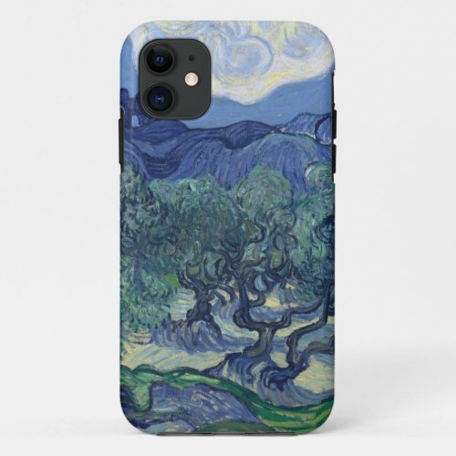 Vincent Van Gogh _ Olive Trees with the Alpilles iPhone 11 Case