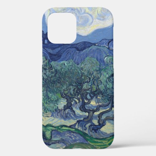 Vincent Van Gogh _ Olive Trees with the Alpilles iPhone 12 Case