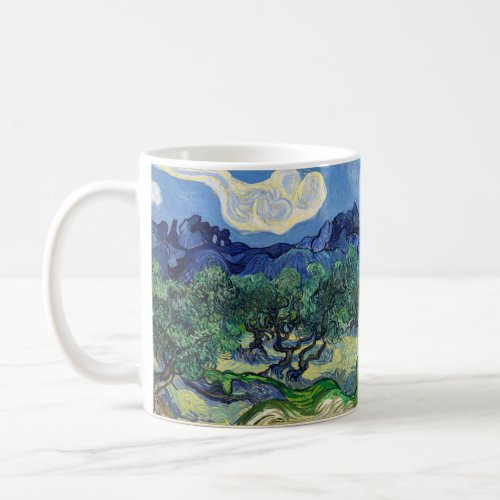 Vincent van Gogh _ Olive Trees with the Alpilles Coffee Mug