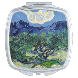 Vincent van Gogh - Olive Trees with the Alpilles Compact Mirror