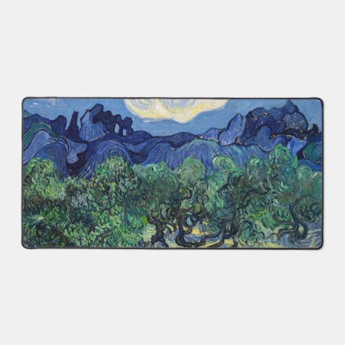 Vincent van Gogh _ Olive Trees with the Alpilles Desk Mat