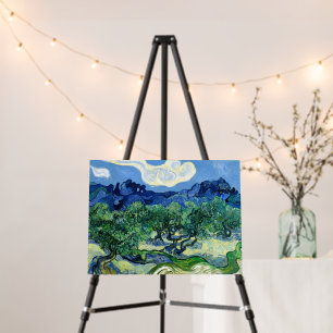 Vincent Van Gogh, Olive Trees with the Alpilles Foam Board