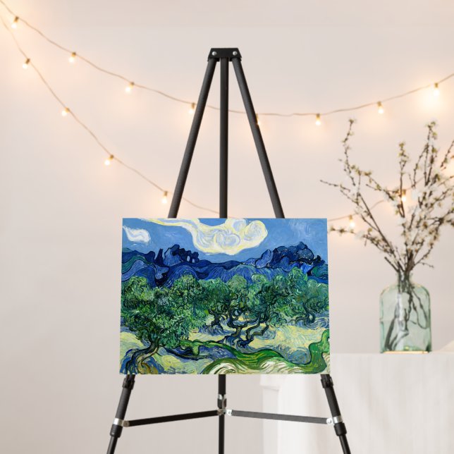 Vincent Van Gogh, Olive Trees with the Alpilles Foam Board (In Situ (Stand))