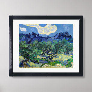Vincent van Gogh - Olive Trees with the Alpilles Framed Art
