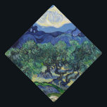 Vincent van Gogh - Olive Trees with the Alpilles Graduation Cap Topper<br><div class="desc">Olive Trees with the Alpilles in the Background - Vincent van Gogh,  1889</div>