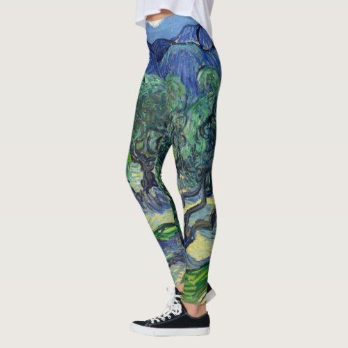 Vincent van Gogh _ Olive Trees with the Alpilles Leggings