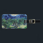 Vincent van Gogh - Olive Trees with the Alpilles Luggage Tag<br><div class="desc">Olive Trees with the Alpilles in the Background - Vincent van Gogh,  1889</div>