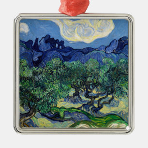 Vincent van Gogh - Olive Trees with the Alpilles Metal Ornament