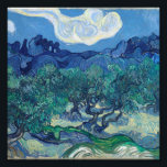 Vincent Van Gogh - Olive Trees with the Alpilles Photo Print<br><div class="desc">Vincent Van Gogh - Olive Trees with the Alpilles in the Background</div>