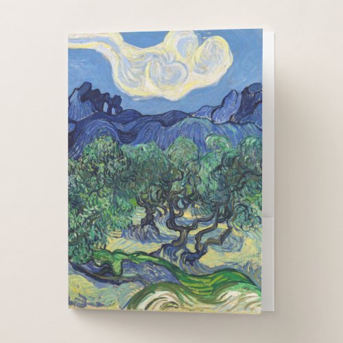 Vincent van Gogh _ Olive Trees with the Alpilles Pocket Folder