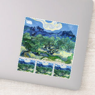 Vincent Van Gogh, Olive Trees with the Alpilles Sticker