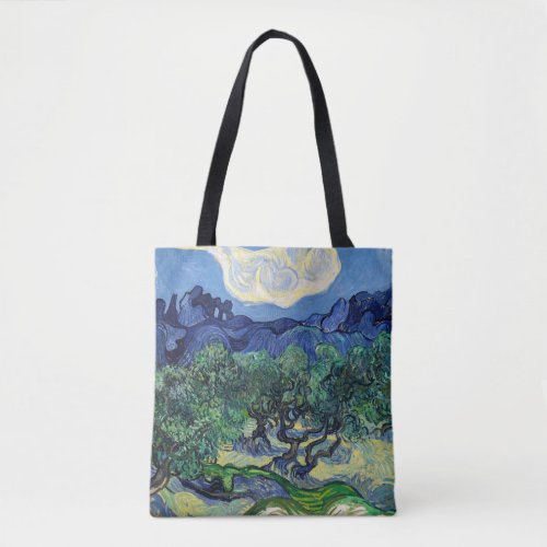 Vincent van Gogh _ Olive Trees with the Alpilles Tote Bag