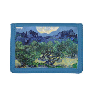 Vincent van Gogh - Olive Trees with the Alpilles Tri-fold Wallet
