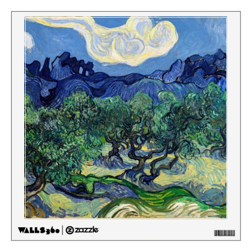 Vincent van Gogh _ Olive Trees with the Alpilles Wall Decal