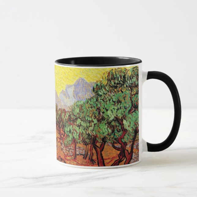 Vincent Van Gogh - Olive Trees With Yellow Sky Mug (Right)