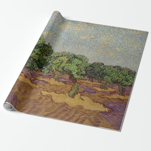 Vincent van Gogh _ Olive Trees Wrapping Paper