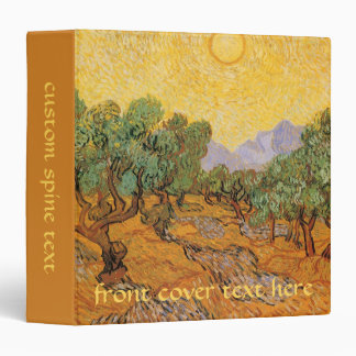 Vincent van Gogh - Olive Trees, Yellow Sky and Sun Binder