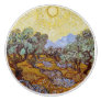Vincent van Gogh - Olive Trees, Yellow Sky and Sun Ceramic Knob