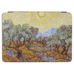 Vincent van Gogh - Olive Trees, Yellow Sky and Sun iPad Air Cover