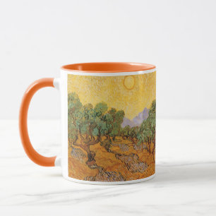 Vincent van Gogh - Olive Trees, Yellow Sky and Sun Mug
