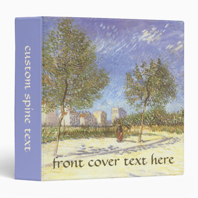 Vincent van Gogh - On the Outskirts of Paris Binder (Front/Spine)
