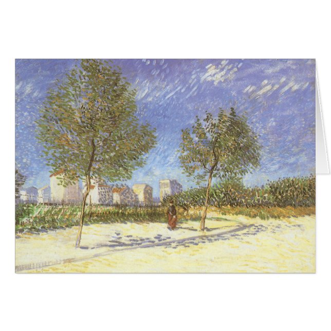 Vincent van Gogh - On the Outskirts of Paris Cards (Front Horizontal)