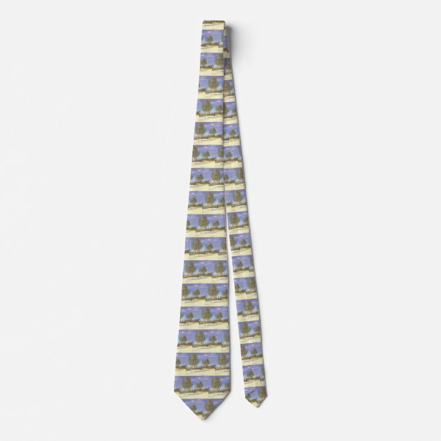Vincent van Gogh - On the Outskirts of Paris Neck Tie (Front)
