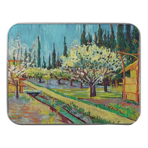 Vincent van Gogh Orchard Bordered by Cypresses Jigsaw Puzzle