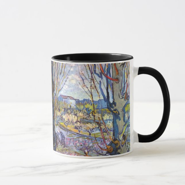 Vincent Van Gogh – Orchard In Bloom With Poplars Mug (Right)