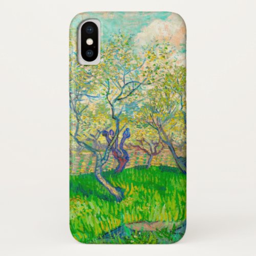 Vincent van Gogh Orchard in Blossom iPhone X Case