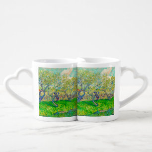 Vincent van Gogh Orchard in Blossom Coffee Mug Set