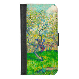 Vincent van Gogh Orchard in Blossom iPhone 8/7 Wallet Case