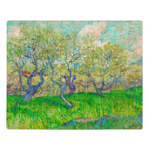 Vincent van Gogh Orchard in Blossom Jigsaw Puzzle