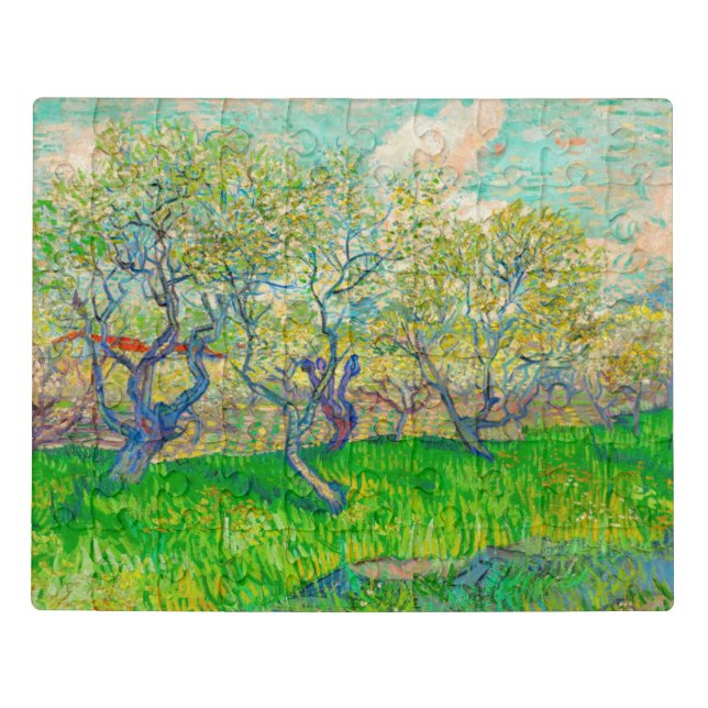 Vincent van Gogh Orchard in Blossom Jigsaw Puzzle (Puzzle Horizontal)