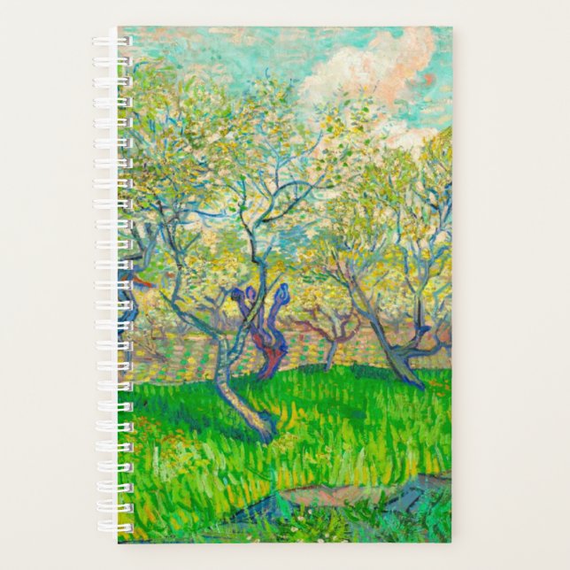 Vincent van Gogh Orchard in Blossom Planner (Front)