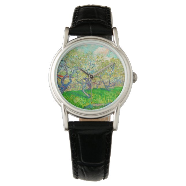 Vincent van Gogh Orchard in Blossom Watch (Front)