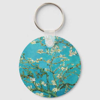Vincent Van Gogh painting Almond Blossoms Keychain