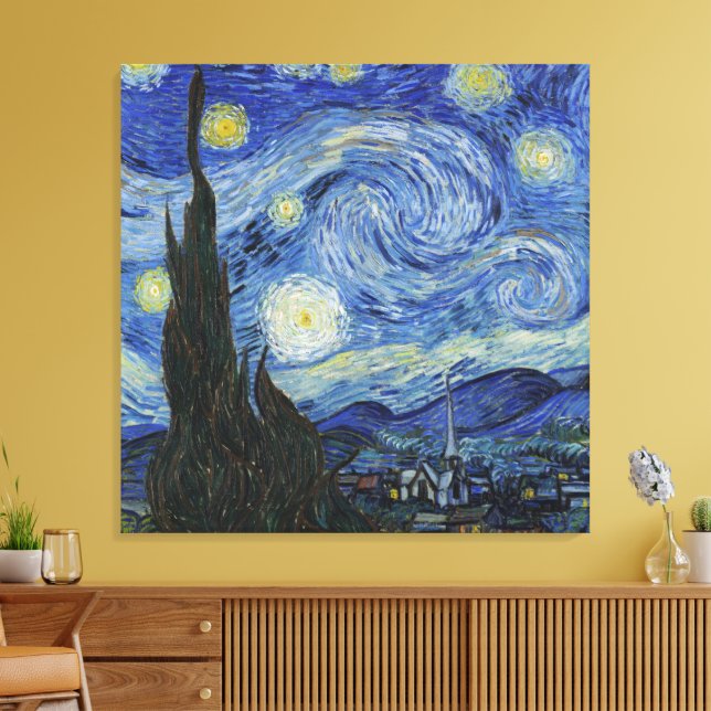 Vincent Van Gogh Painting Canvas Print (Insitu(LivingRoom))