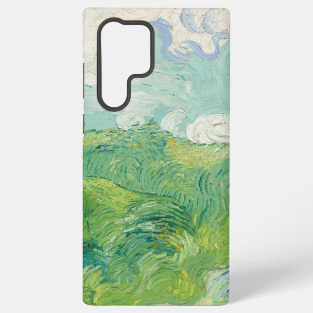 Vincent Van Gogh painting Green wheat field  Samsung Galaxy Case (Back)